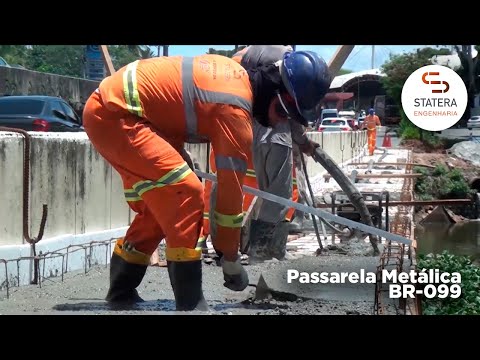 Passarela Metálica na BA-099 - Statera Engenharia